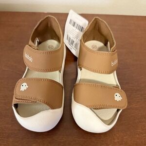 Balabala Baby Sporty Sandals Kids Size 25 8.5 Tan Brown NEW Hook & Loop